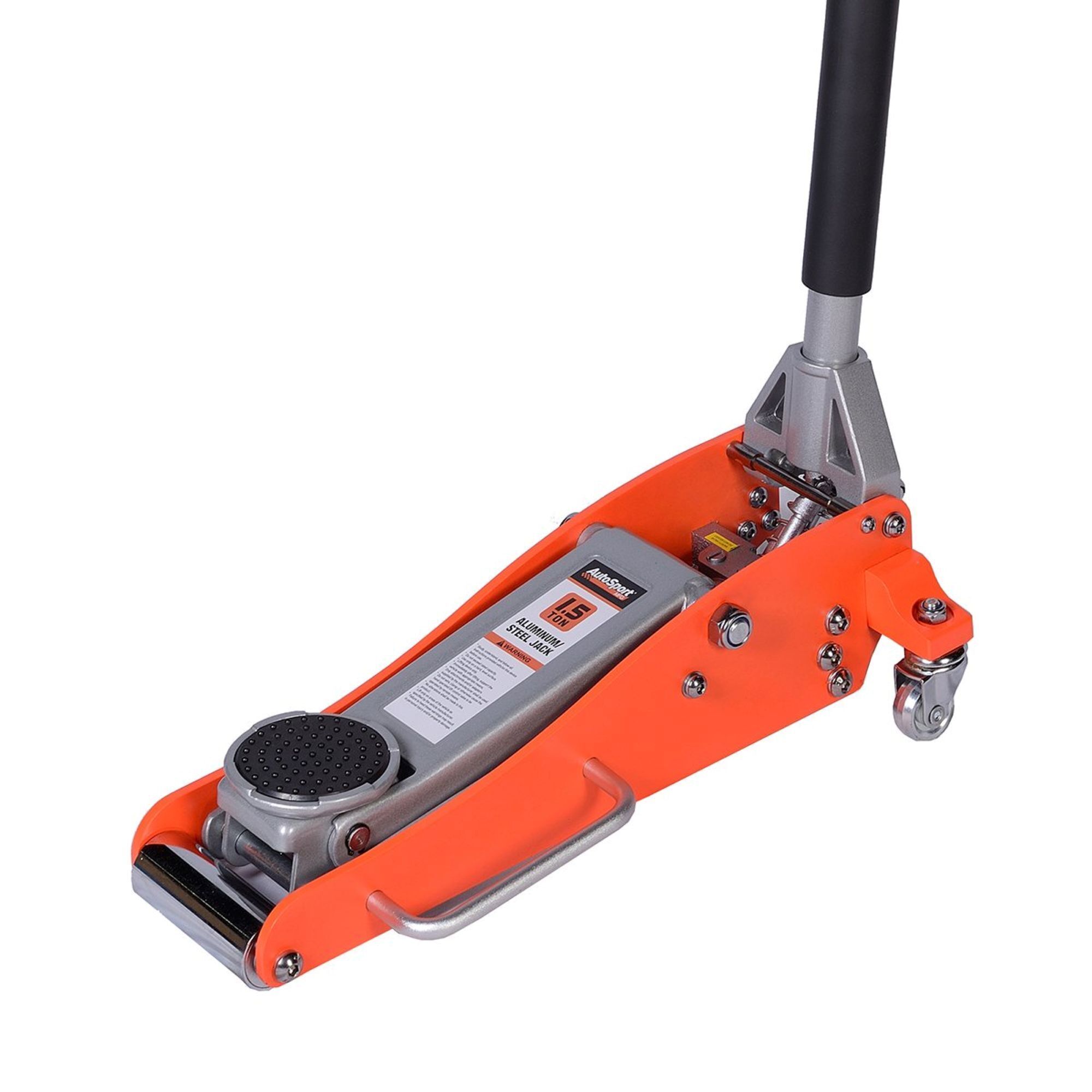 AutoSport Hybrid Steel Aluminum Service Jack — 1.5 Ton, 3.5in. Low Height, 10.25in. High Height, Double Pump Quick Lift Design, Model# ASM5701